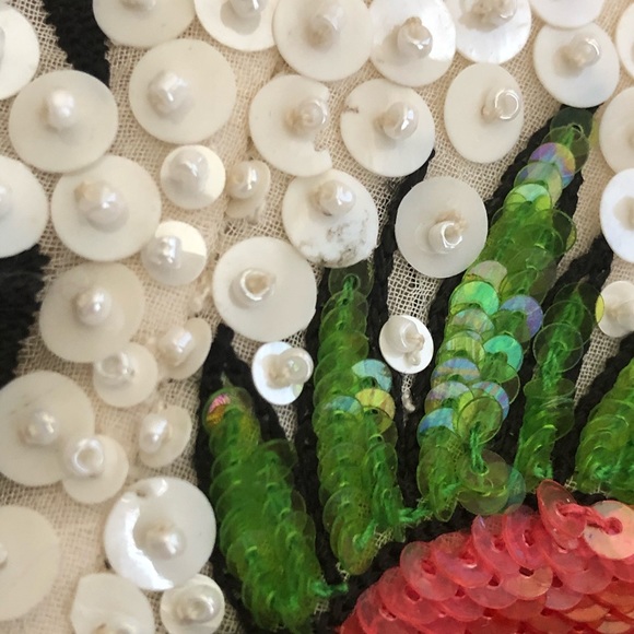 RARE Escada “True Love” Sequinned Halter Top - Picture 6 of 10